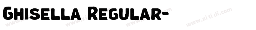Ghisella Regular字体转换